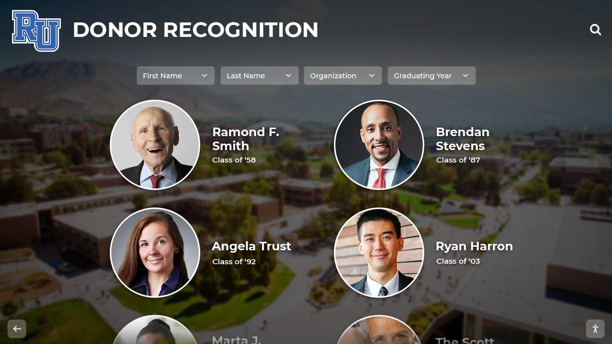 Digital recognition wall